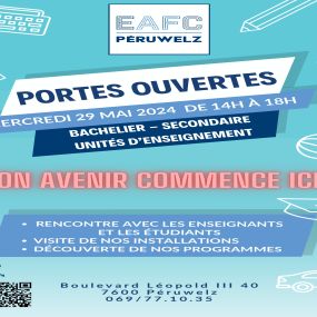 PORTES OUVERTES Mercredi 29 mai 2024 de 14 h à 18 h