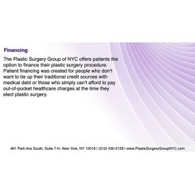 Plastic Surgery Financing