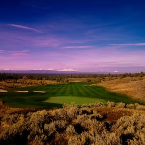 Behind Hole #10 at Dusk