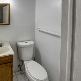 Standard unit example half bathroom