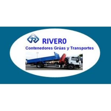 Logótipo de Transportes, Contenedores y Grúas Rivero