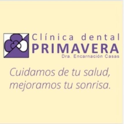 Logotipo de Clínica Dental Primavera. Dra. Encarnación Casas