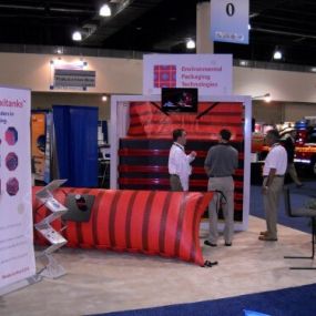 example of a trade show banner and display by Houston Sign