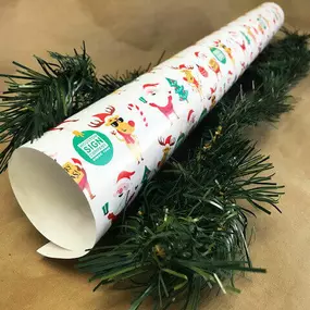 custom wrapping paper from Houston Sign Company