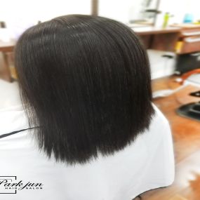 Park jun Korean hair salon near Naperville IL 60563 | Japanese Straighten Perm, Hair Color, Digital Perm, Hair Cut, Kpop Star Style, wedding hair, wedding makeup