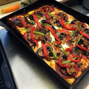 Detroit Style Pizza