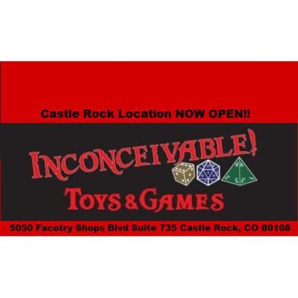 Logo von Inconceivable Toys & Games in Castle Rock