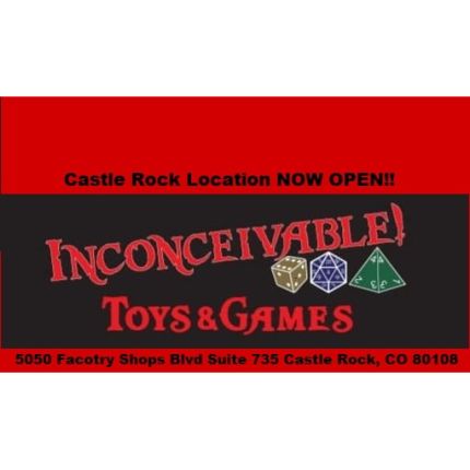 Logo da Inconceivable Toys & Games in Castle Rock