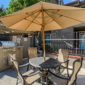 Sundeck with Grille and Lounge Area