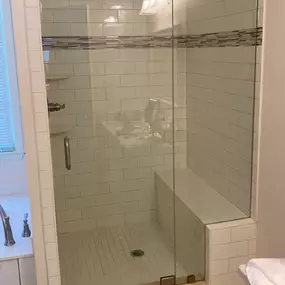 Looking into the perfect frameless shower? We can help! Contact us today and let's get started!