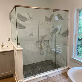 Looking into the perfect frameless shower? We can help! Contact us today and let's get started!