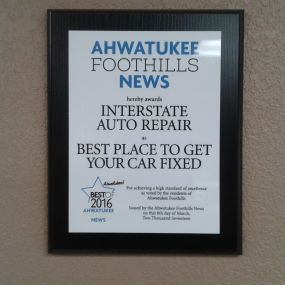 Since 2008, Interstate Auto Repair has been serving the citizens of Tempe, Chandler, and the entire Valley with honest, ethical, and affordable auto care.