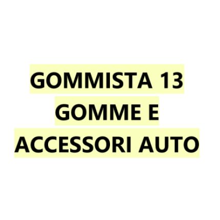 Logo from Gommista 13 Gomme
