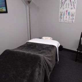 The massage therapy room at Spine in Motion Chiropractic Rehab