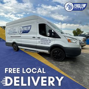 Did you know that Eagle Sales offers FREE LOCAL DELIVERY? Our friendly and compliant sales staff and quality assurance program ensure you’ll receive the highest quality service around! Eagle Sales is the distributor, who can do it all!