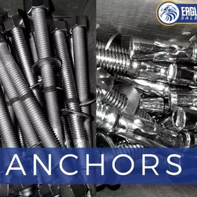 We Carry Over 420 Anchors