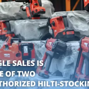 As it happens, Eagle Sales is one of the two authorized Hilti-stocking distributors in America! If you're looking for a fine selection of incredible tools, look no further than our Memphis warehouse.