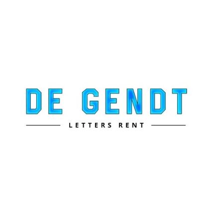 Logotipo de De Gendt Letters Rent