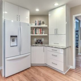 Contemporary White Kitchen Remodel