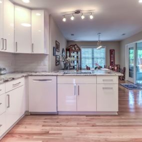 Contemporary White Kitchen Remodel