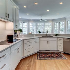 Transitional White Kitchen