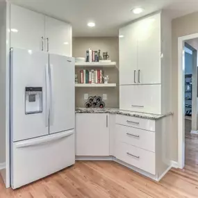 Contemporary White Kitchen Remodel