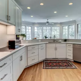 Transitional White Kitchen