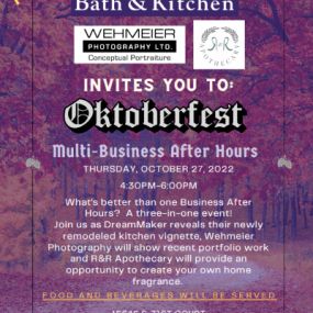 Join us for Oktoberfest on Oct. 27th!