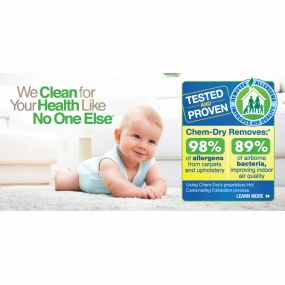 We clean for your health like no one else. Schedule a carpet cleaning!