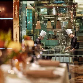 Acanto restaurant showkitchen