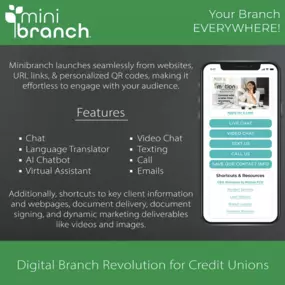 MiniBranch, powered by AOne ATM