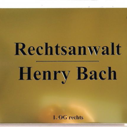 Logotipo de Rechtsanwalt Henry Bach