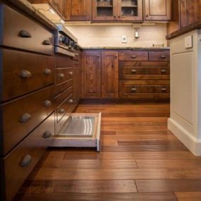 Northland Cabinets, Inc. Maple Grove, MN Warm Wood Finishes with Custom Details
