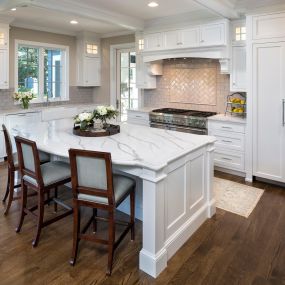 Northland Cabinets, inc, Edina, MN Remodel - Open Concept Kitchen White and Sleek