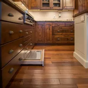 Northland Cabinets, Inc. Maple Grove, MN Warm Wood Finishes with Custom Details