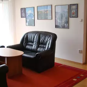 obývací část s ložnicí 1