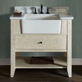 If you are someone who loves a contemporary and modern design but still really loves the classic traditional look for your bathroom vanity, a transitional vanity is a great choice for you. Transitional bathroom vanities are where traditional and contemporary meet offering you a simple, clean look that is stylistically subdued but doesn’t lack decorative style. All of our transitional vanity collections have coordinating pieces like mirrors, medicine cabinets, valets and storage cabinets to compl