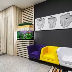 This welcoming dental office lobby was thoroughly cleaned by Dallas Janitorial Services, featuring sanitized seating and spotless reception areas. Our specialized healthcare facility cleaning ensures patients enjoy a clean, comfortable environment while waiting for dental care.