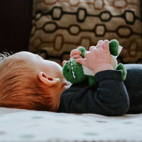 Babies spend a lot of time on the floor for tummy time and free play. For that reason, the carpet they play on should be clean! Remove 89% of allergens with an Ivy Green Chem-Dry carpet cleaning.