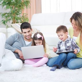 Clean carpets=a clean place to be together.