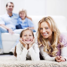 Clean carpets are a reason to smile.