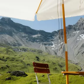 Berghotel Engstligenalp Terrasse