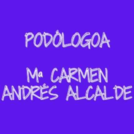 Logotipo de Podóloga Mª Carmen Andrés Alcalde