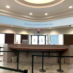 BayPort Credit Union branch interior view