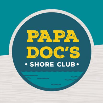 Logotyp från Papa Doc's Shore Club