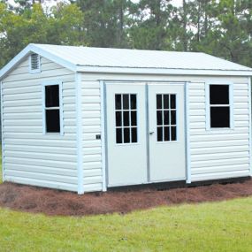 End Gable Box Eave Metal Shed Storage Building Gainesville, FL