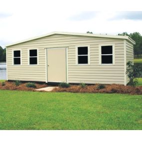 Side Gable Box Eave Metal Shed Storage Building Gainesville, FL