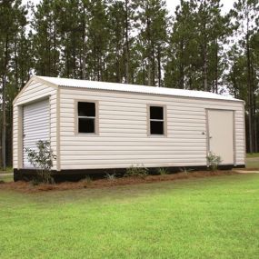 End Gable Lapsider Metal Shed Storage Building Gainesville, FL