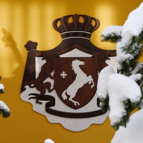 Cheval Blanc Courchevel - blason de la Maison