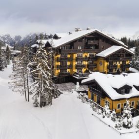 Cheval Blanc Courchevel - vue aérienne